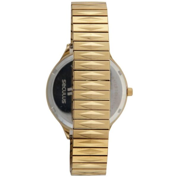 Relógio Seculus Feminino Ref: 77167Lpsvds1 Mola Dourado - Image 3