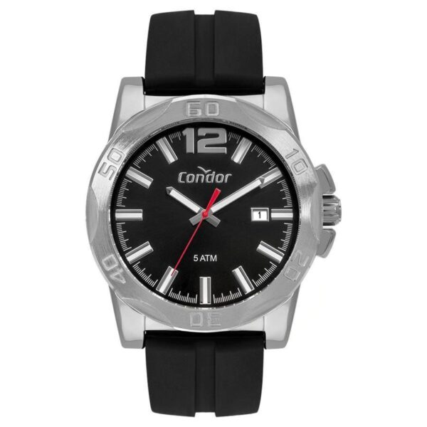 Relógio Condor Masculino Ref: Co2415Bn/2P Big Case Prateado