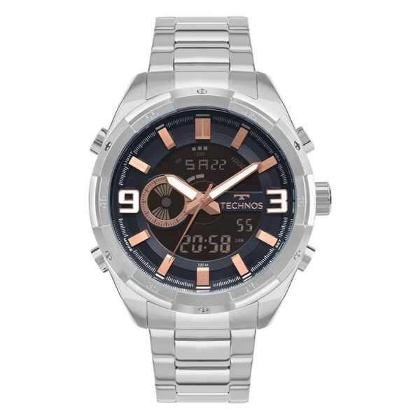 Relógio Technos Masculino Ts Digiana Prateado Yxd0645Aab/1A