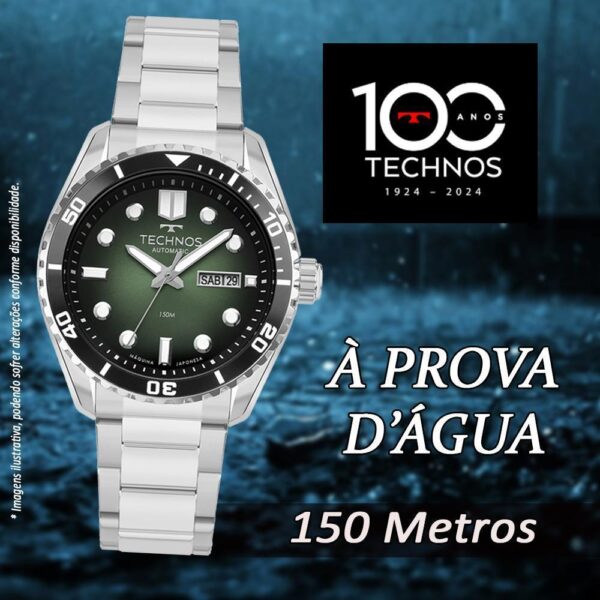 Relógio Technos Masculino Automático 8205Ox 1V - Image 3