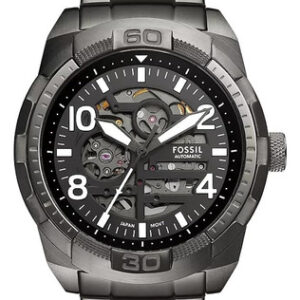 Relógio Fossil Masculino Automático Me3255/1fn Preto Preto Preto