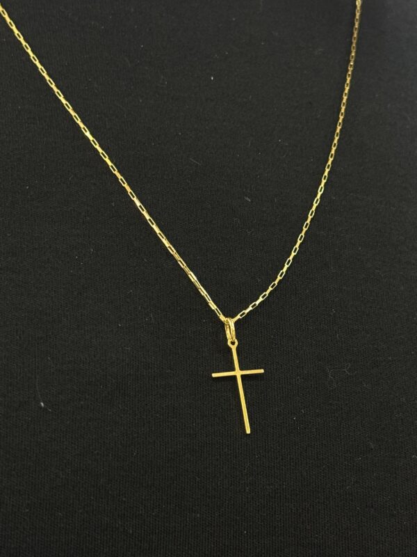 PINGENTE DE CRUZ EM OURO 18K - Image 2