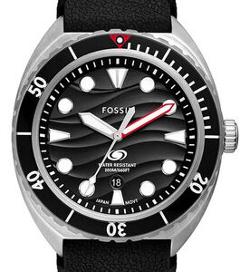 Relógio Masculino Fossil Breaker Prata - Fs6062/2kn Preto Preto Preto