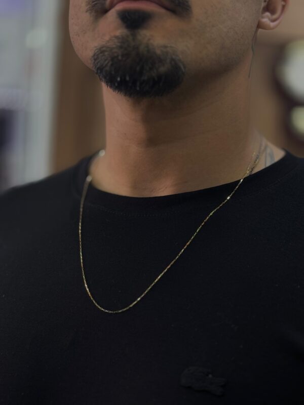 CORDÃO MASCULINO 60 cm em ouro 18k