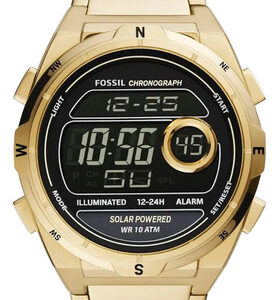 Relógio Masculino Fossil Fs5862/1dn Dourado Digital Dourado Dourado Preto