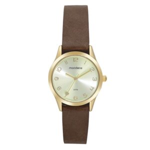 Kit Relógio Mondaine Dourado Feminino 32793Lpmkdh1