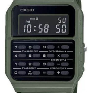 Relogio Casio Masculino Calculadora Cor Da Correia Verde-escuro