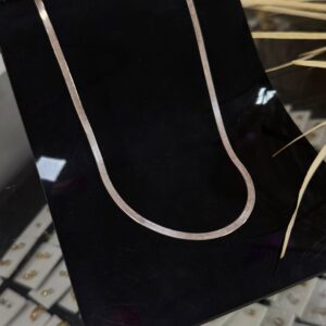 Cordão fita em prata