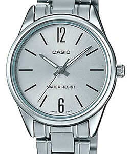 Relógio Casio Feminino Prata Ltp-v005d-7budf