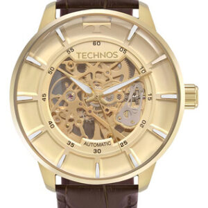 Relógio Technos Masculino Automatico Dourado