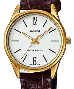 Relógio Casio Feminino Analógico Dourado Ltp-v005gl-7budf