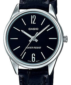 Relogio Casio Feminino Ltp-v005l 1bu Prata Couro Analogico