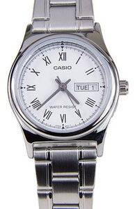 Relógio Casio Feminino Prata Ltp-v006d-2budf