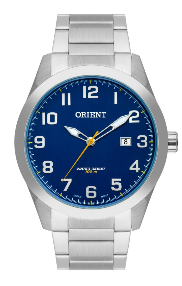 Relógio Orient MBSS1360 D2sx Masculino Aço Inox Azul 4,5cm
