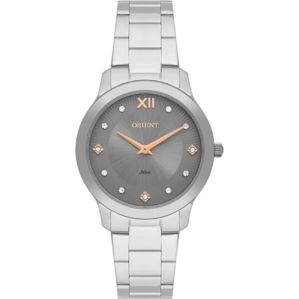 Relógio Orient Feminino Ref: Fbss0134 G3Sx Casual Prateado