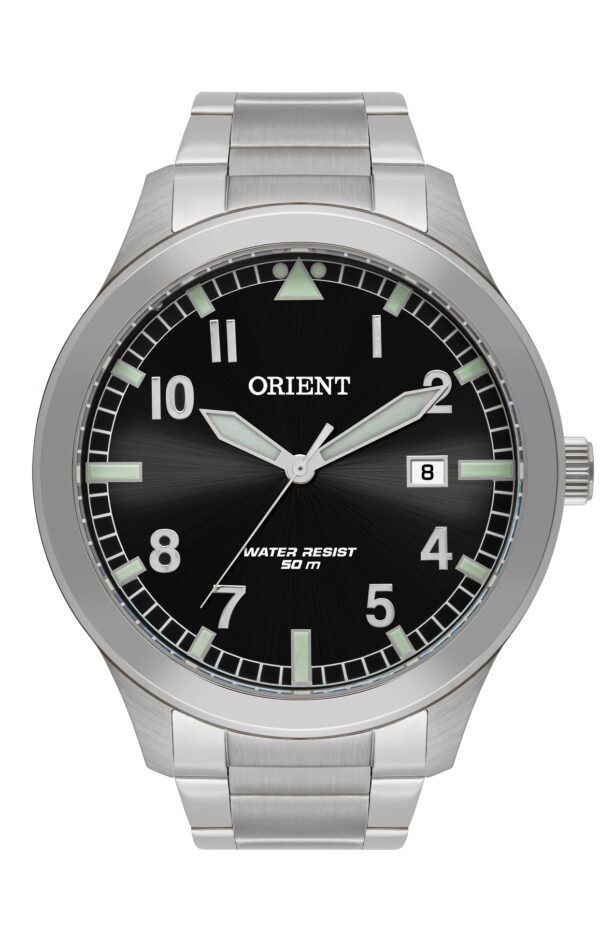 Relógio Orient Masculino Mbss1361 P2sx Aço Preto