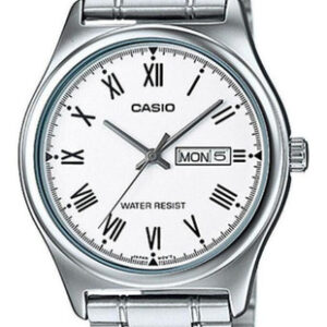 Relógio Casio Masculino Classico Prata Numeros Romanos