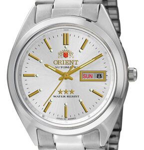 Relógio Orient Automático 3 Estrelas 469wa3nh C1sx Prateado Prateado Prateado
